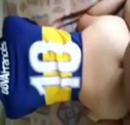 Gostosa fascinada por futebol