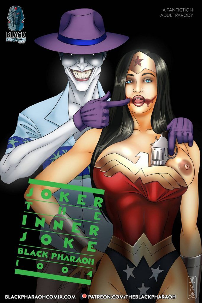 Coringa fodendo a bunda da mulher maravilha