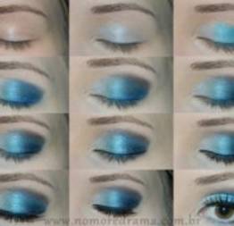 Tutorial de maquiagem: azul para casamento