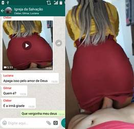 Evangélica casada caiu no whatsapp traindo o marido